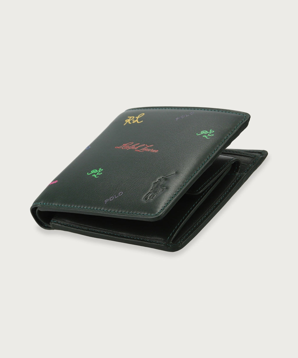 マルチカラーロゴ ビルフォールドコインケース