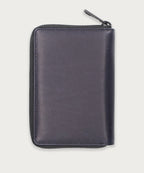 ソフトシュリンクレザー ラウンドジップ ビルフォールド コイン ウォレット