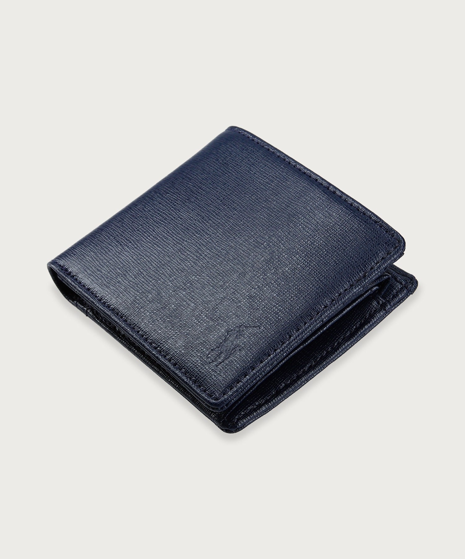 エンボスレザー ビルフォールド コイン ウォレット