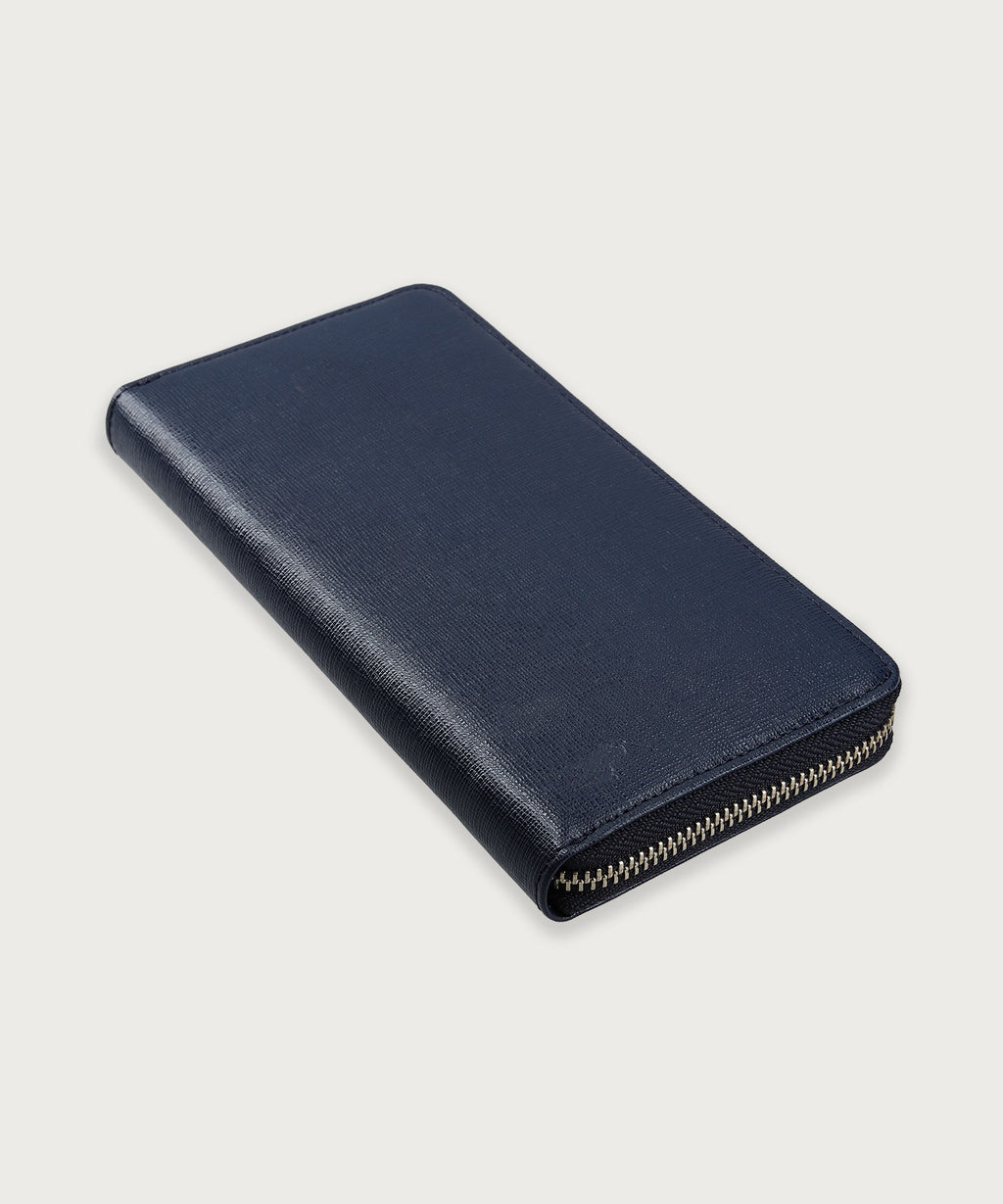 エンボスレザー ジップ アラウンド ロングウォレット