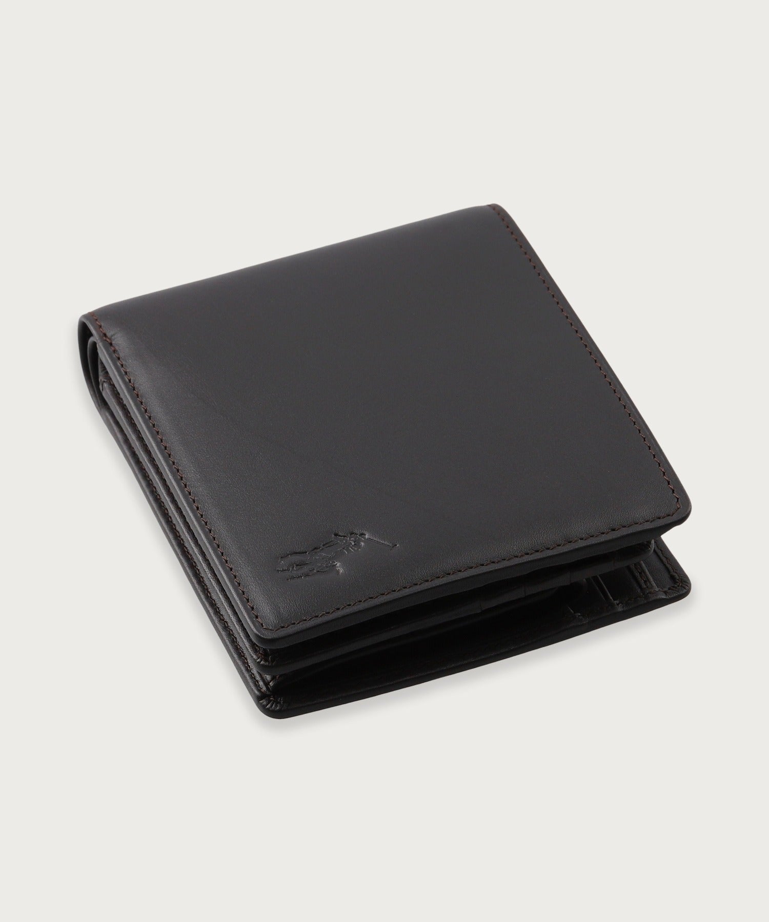 カーフレザー ビルフォールド コイン ウォレット