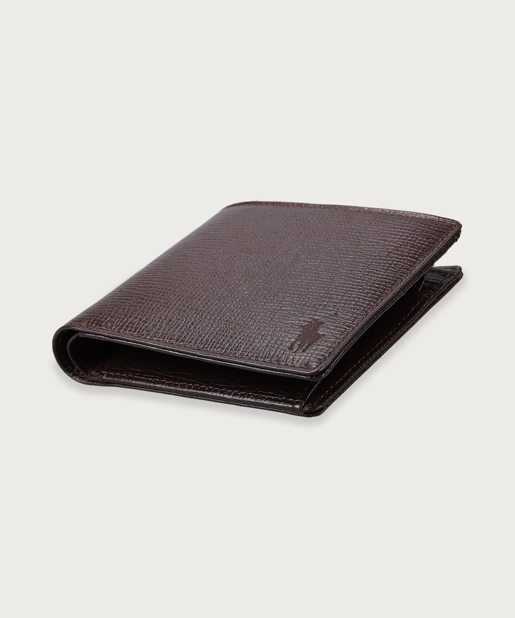 ハーモニー エンボスレザー ビルフォールド コイン ウォレット