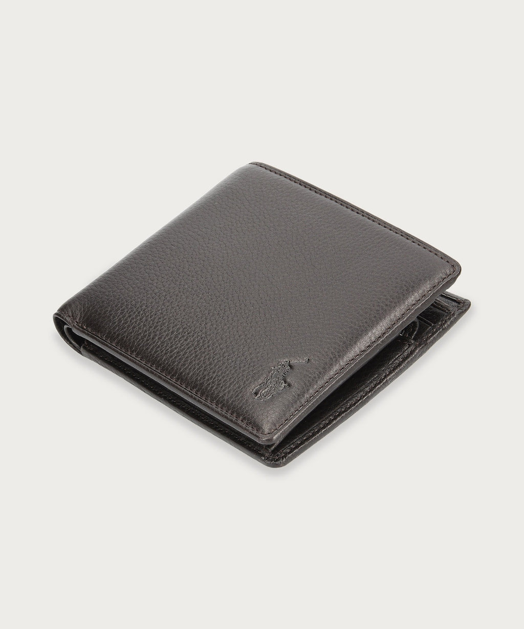 ソフトシュリンクレザー ビルフォールド コイン ウォレット