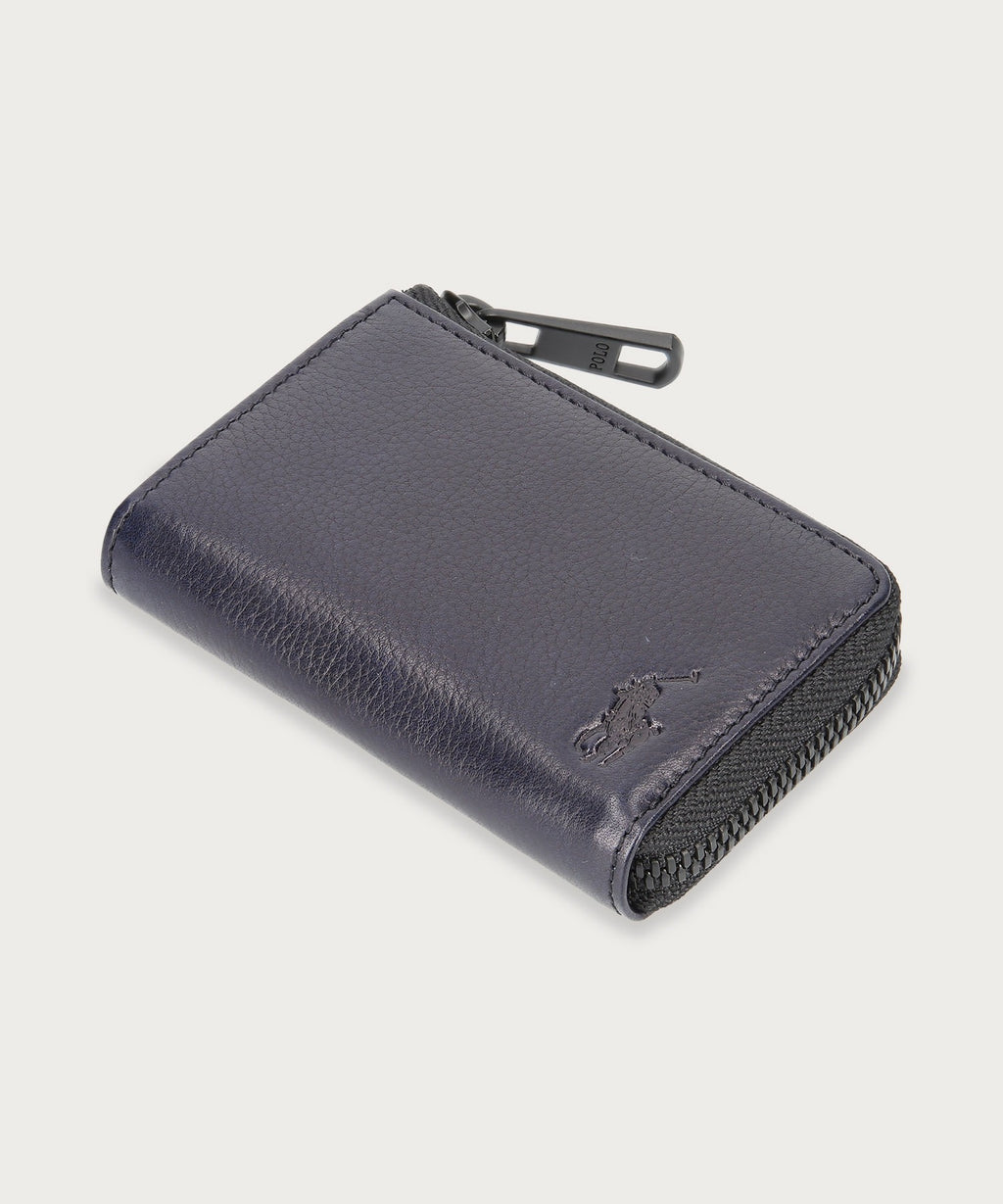 ソフトシュリンクレザー ジップコインケース