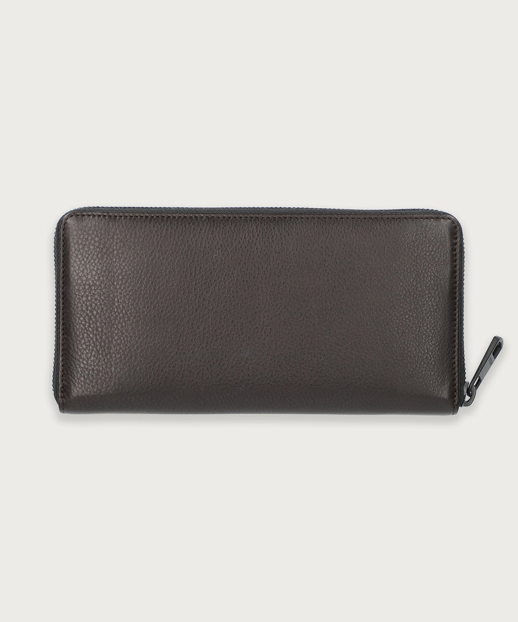 ソフトシュリンクレザー ラウンドジップ ロングウォレット