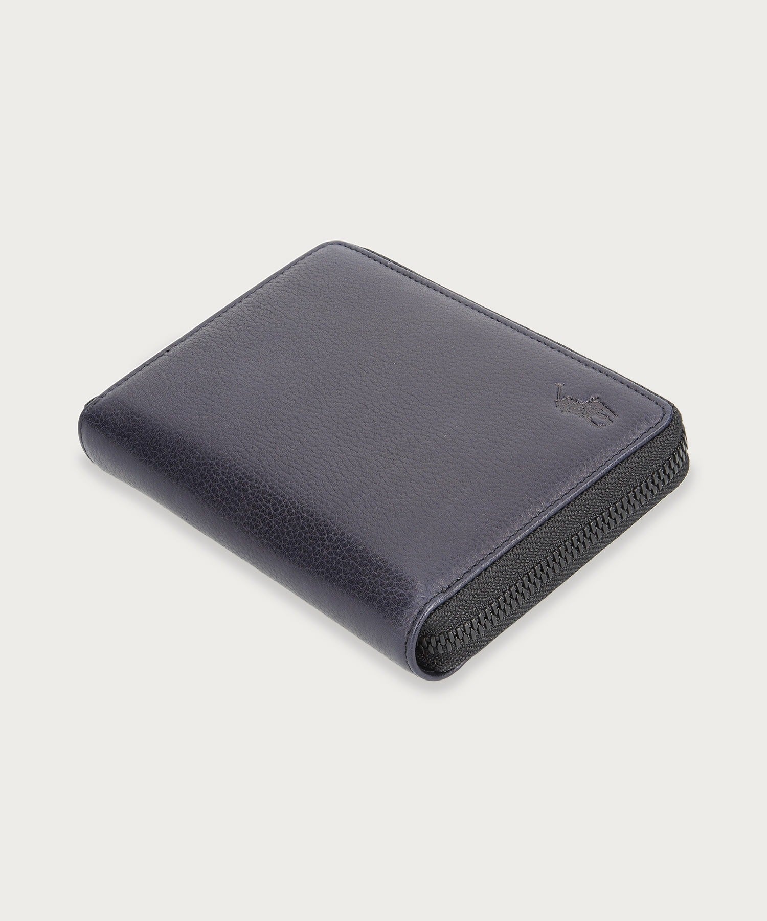 ソフトシュリンクレザー ラウンドジップ ビルフォールド コイン ウォレット