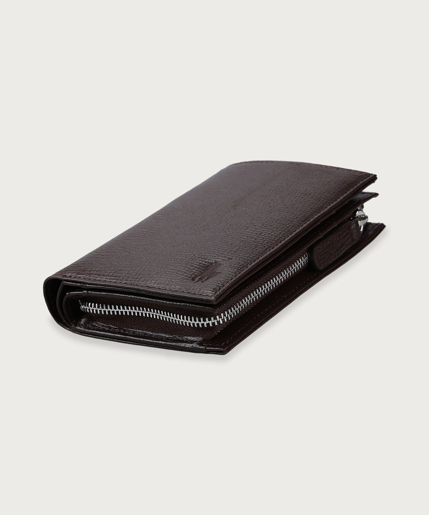 ハーモニー エンボスレザー ジップ ウォレット