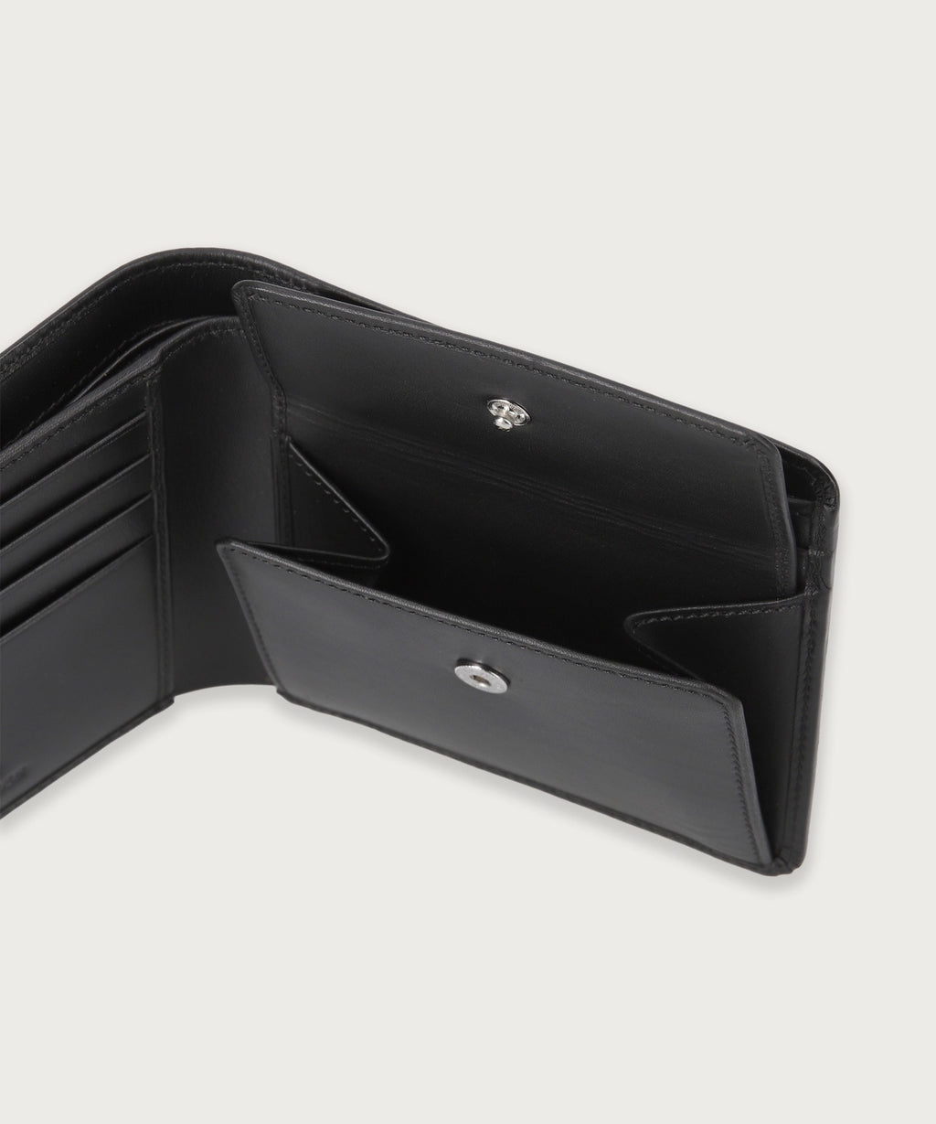 カーフレザー ビルフォールド コイン ウォレット