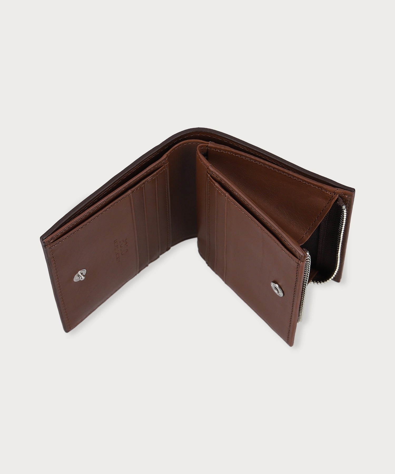 エンボス ビッグポニー Lジップ コインウォレット