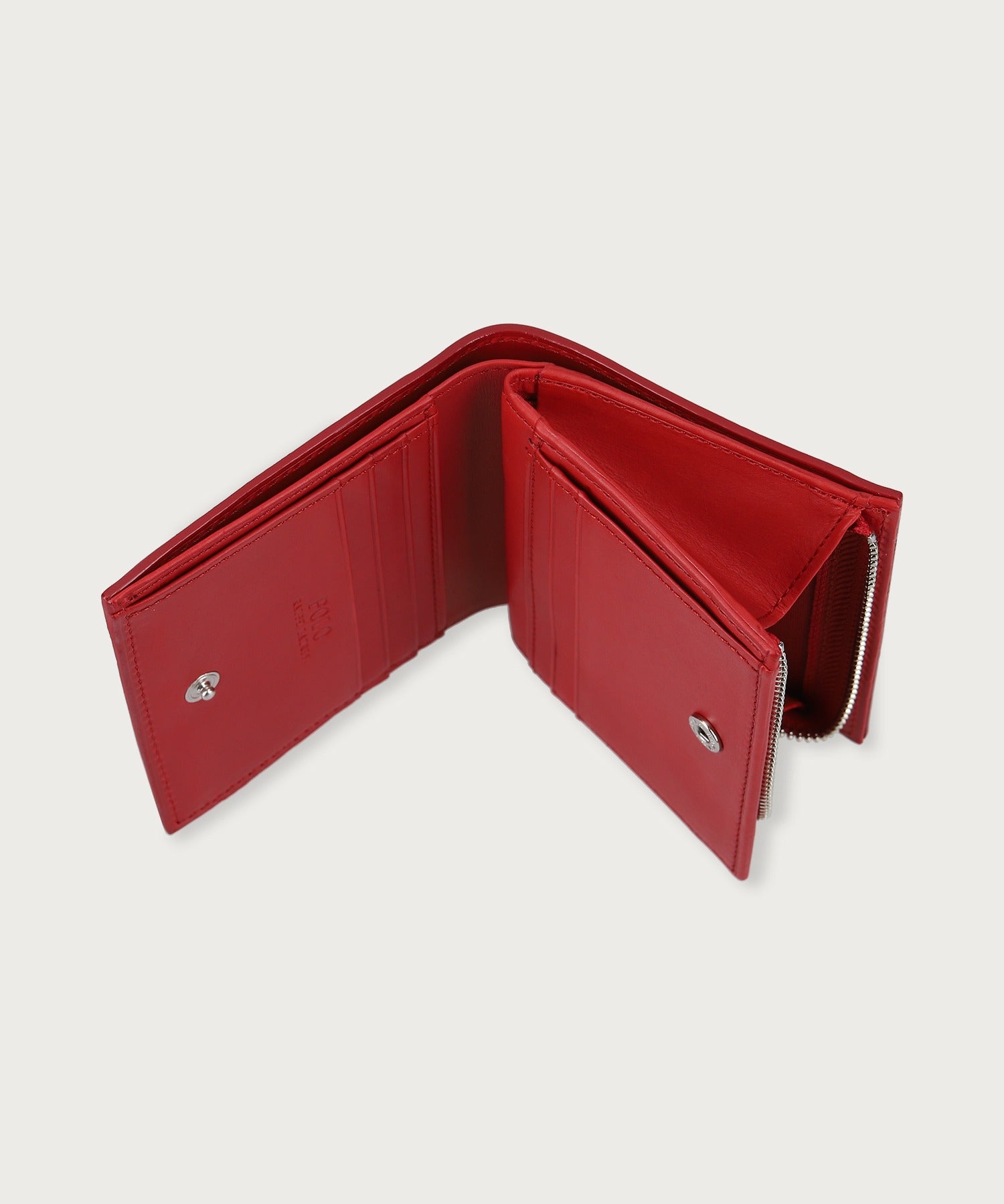 エンボス ビッグポニー Lジップ コインウォレット