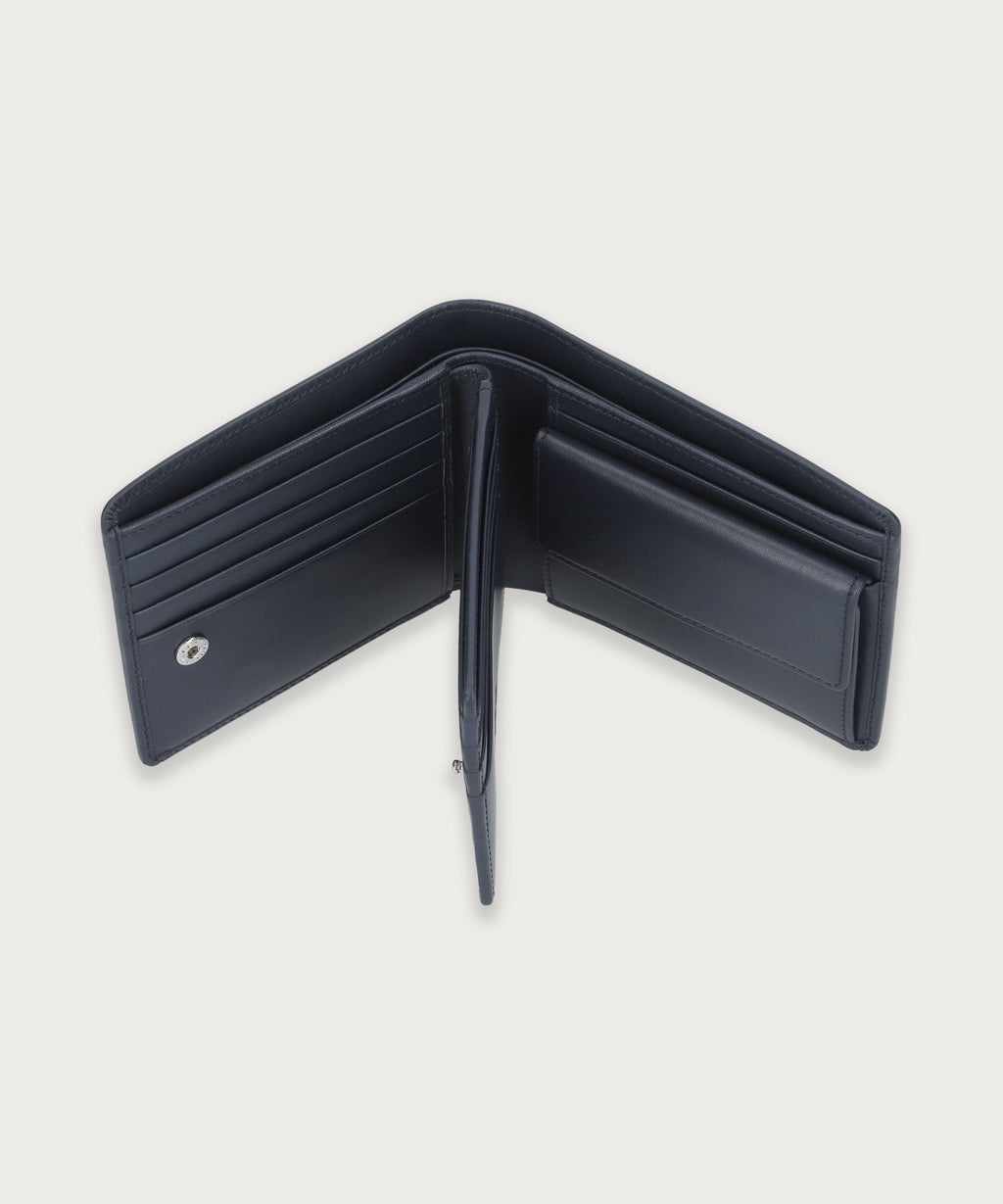 カーフレザー ビルフォールド コイン ウォレット