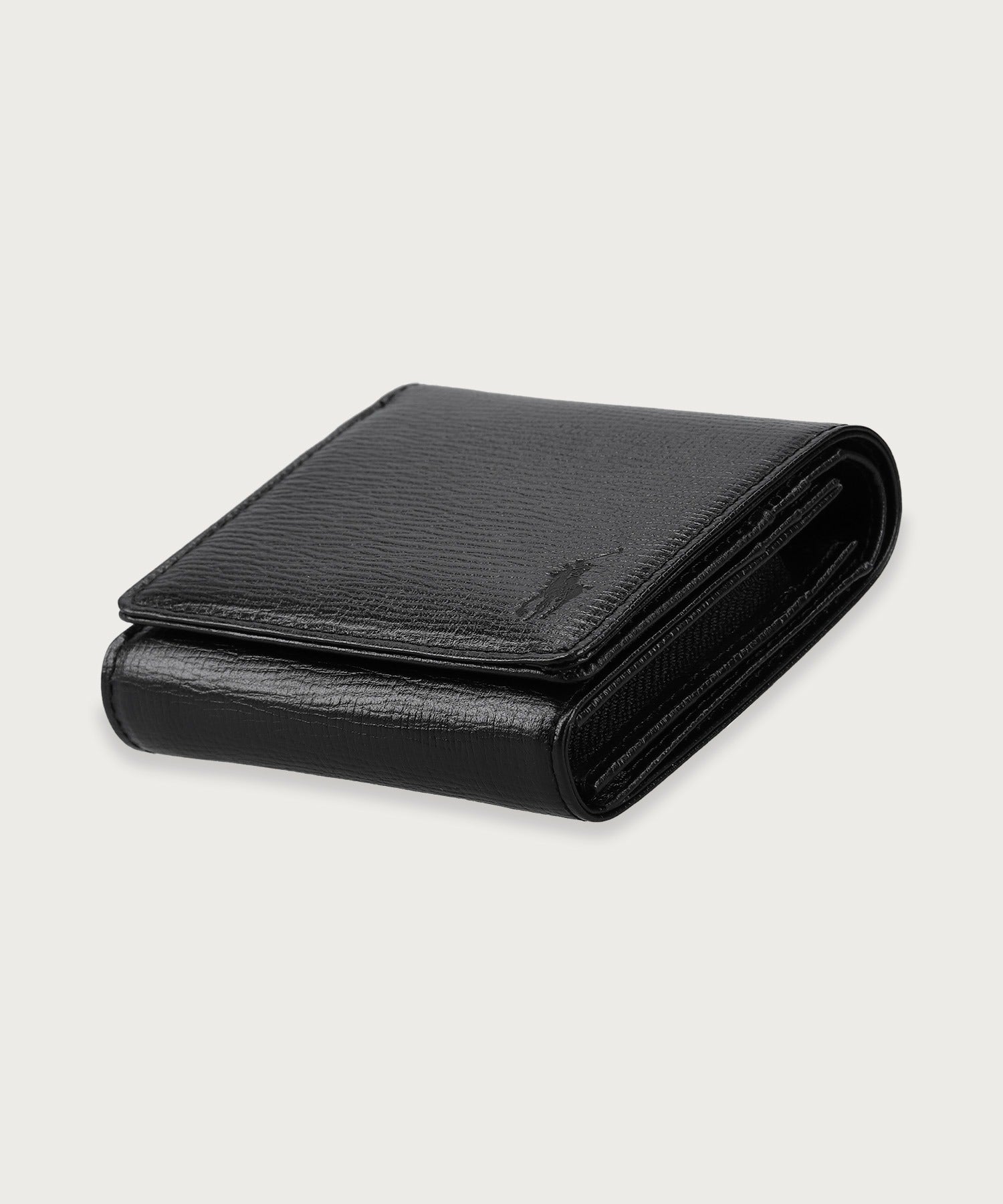 ハーモニー エンボスレザー コンパクト ウォレット