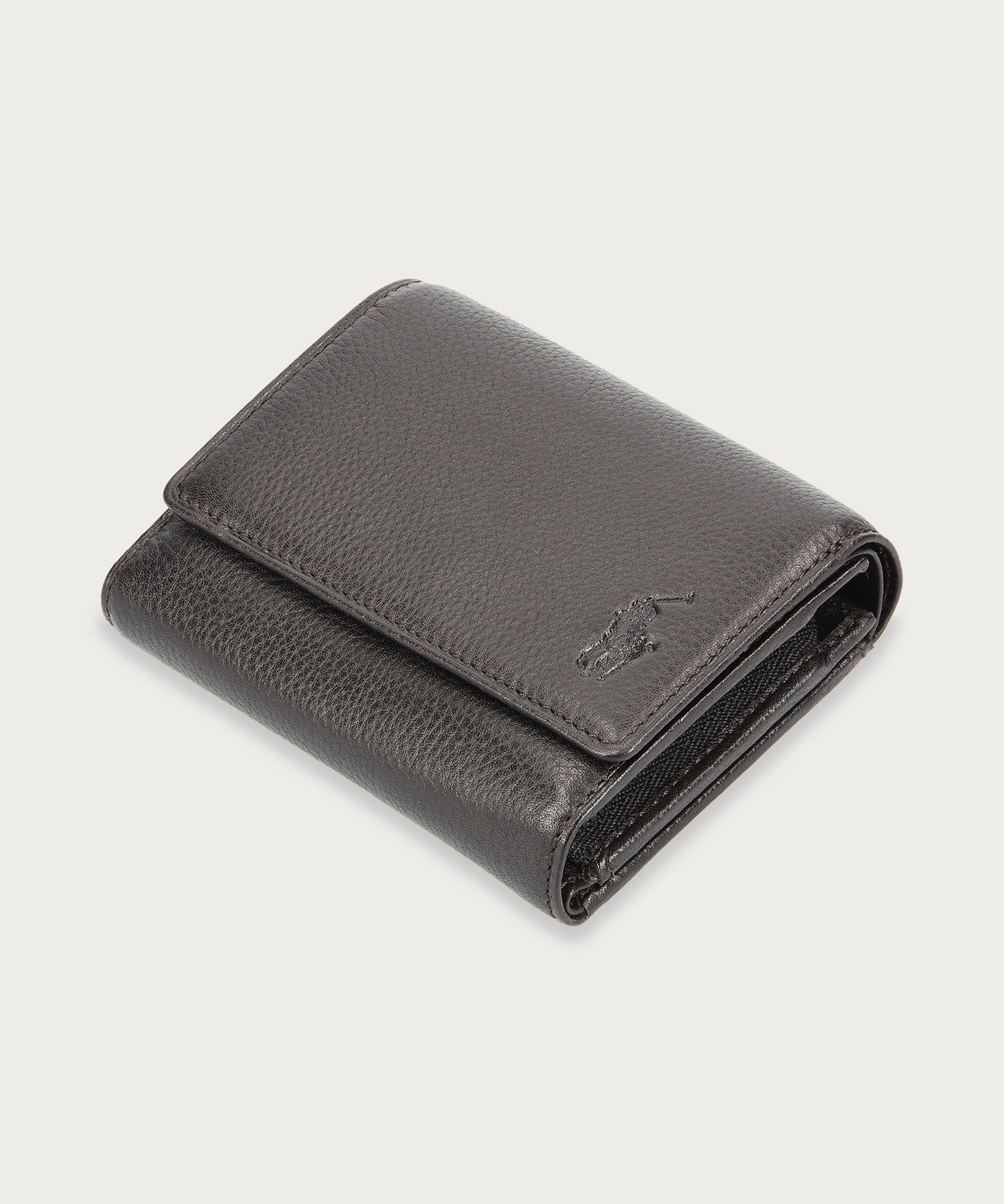 ソフトシュリンクレザー ビルフォールド ジップコイン ウォレット