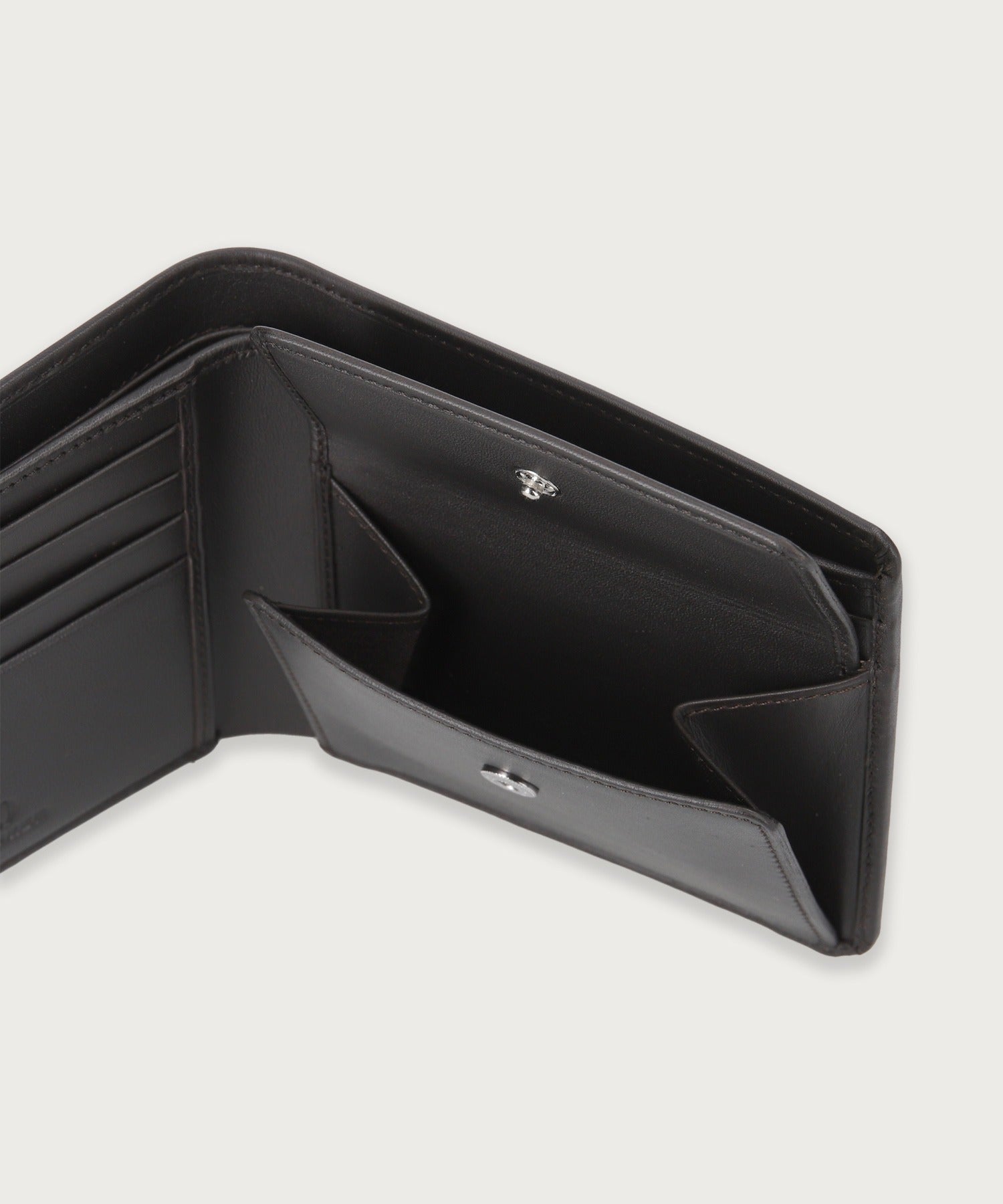 カーフレザー ビルフォールド コイン ウォレット