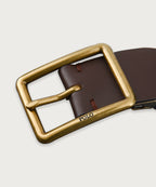 オイルレザー 35mm カジュアルベルト