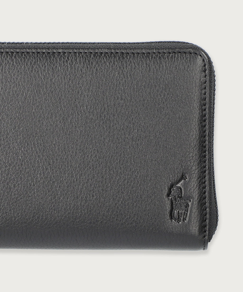 ソフトシュリンクレザー ラウンドジップ ロングウォレット