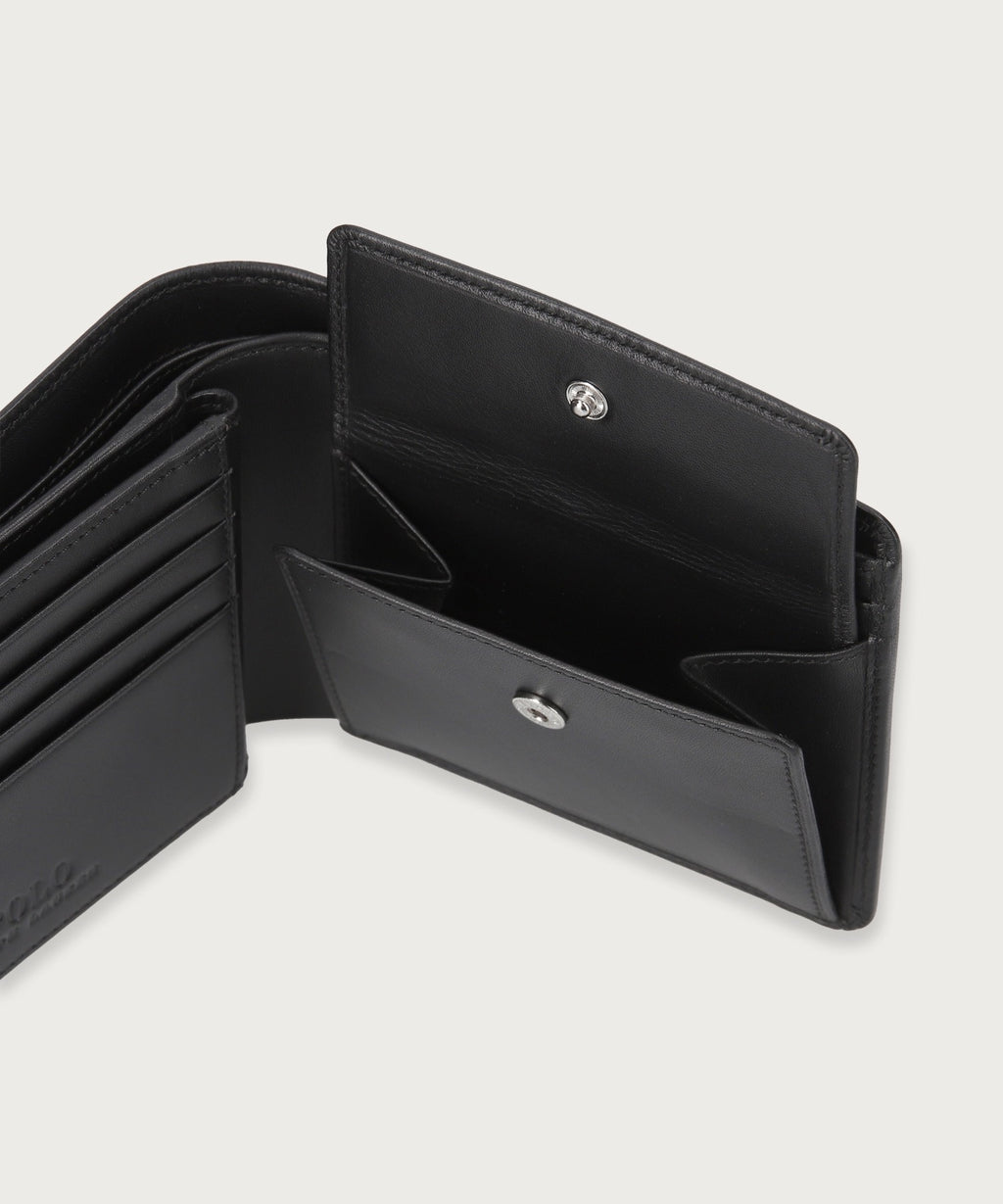 カーフレザー ビルフォールド コイン ウォレット