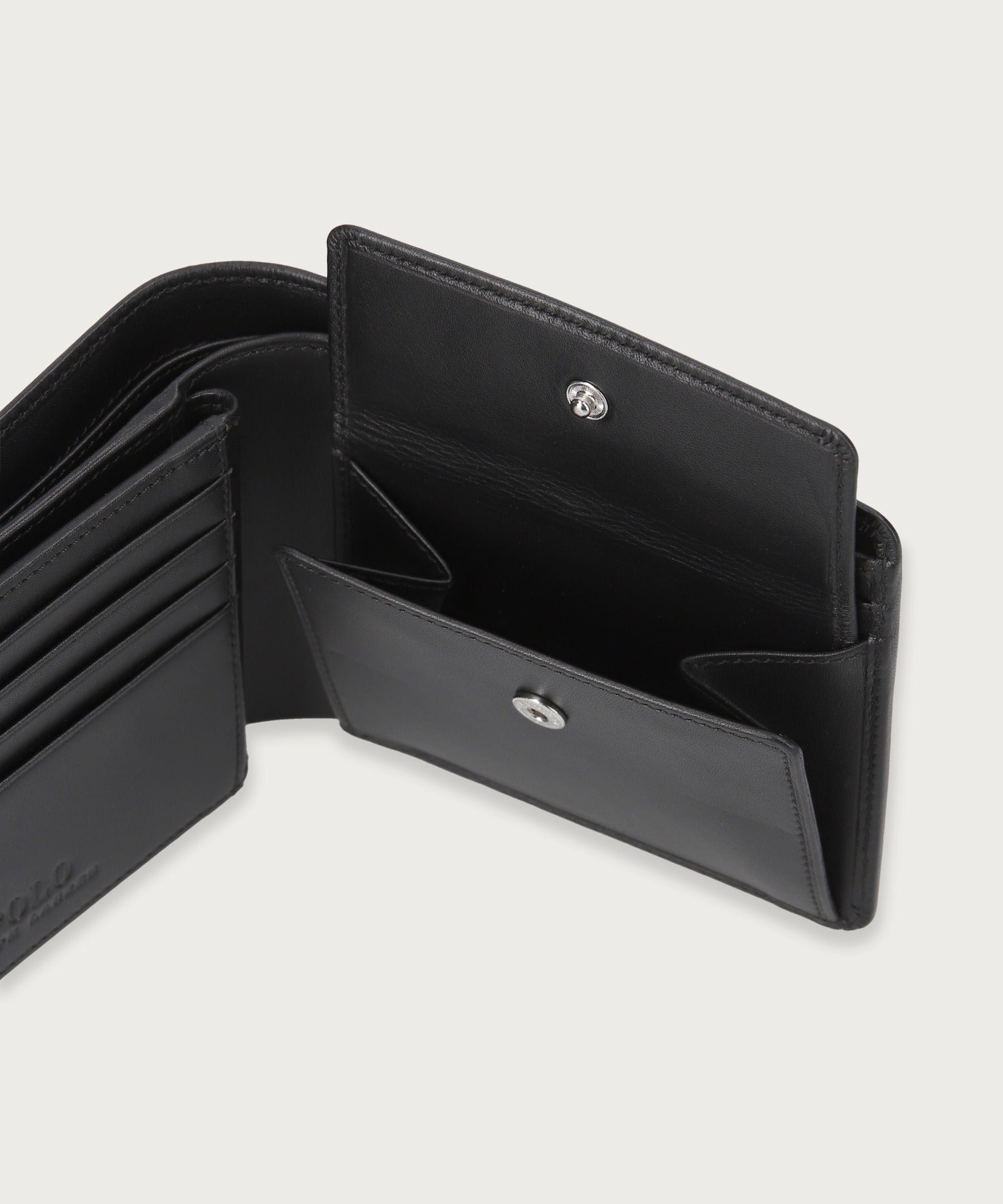 カーフレザー ビルフォールド コイン ウォレット