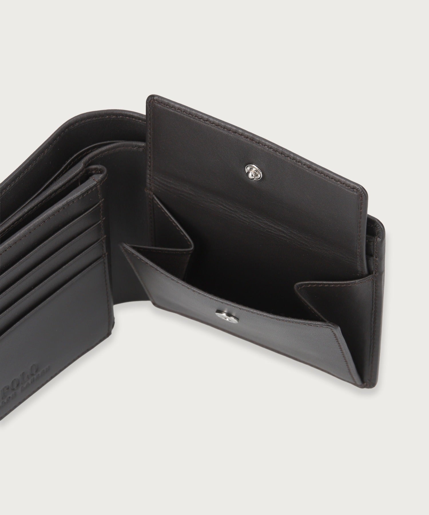 カーフレザー ビルフォールド コイン ウォレット