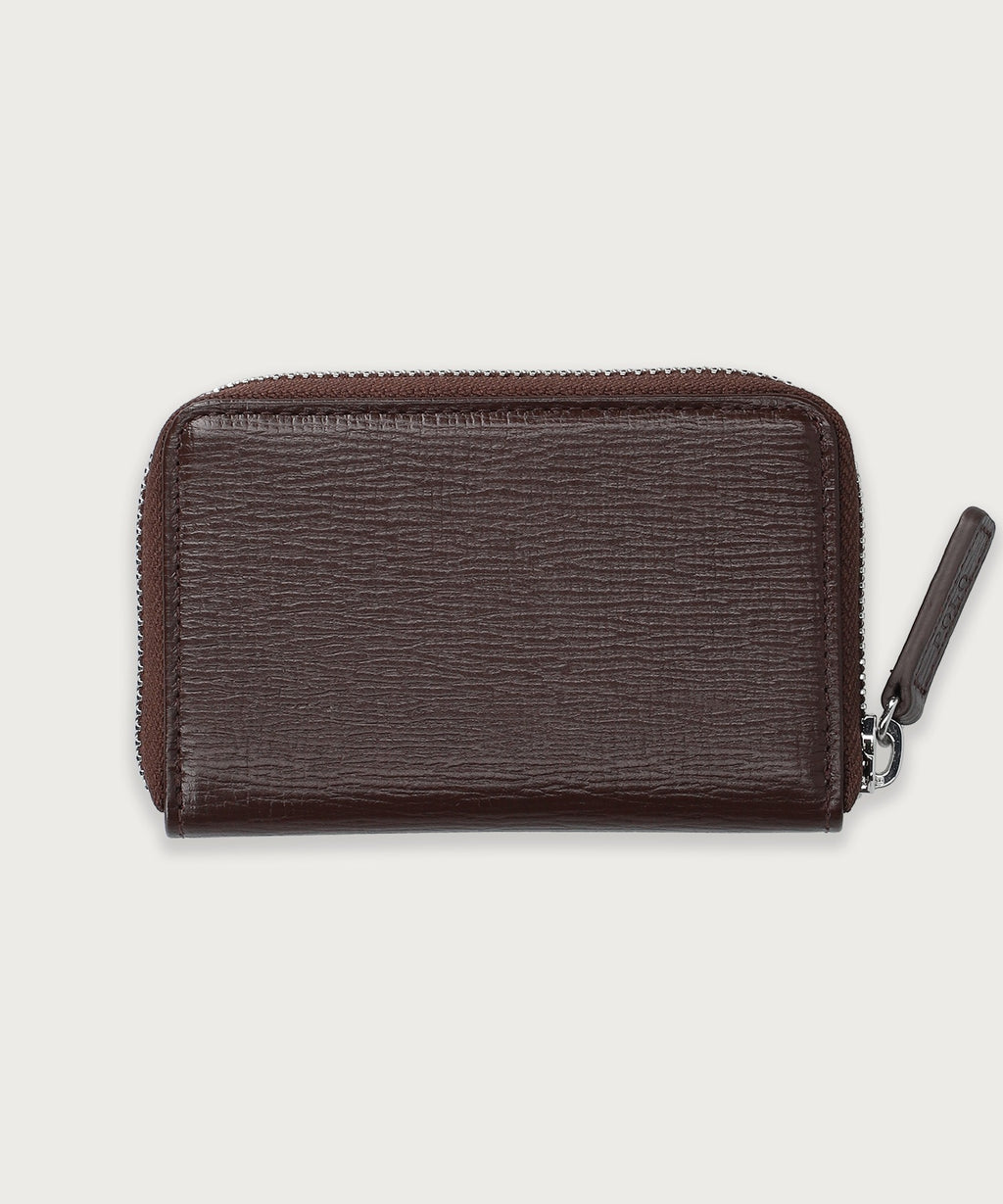 ハーモニー エンボスレザー ラウンドジップ コイン＆カードケース