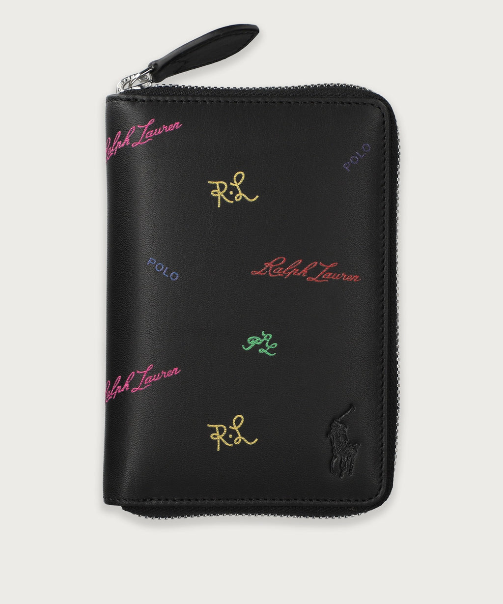 マルチカラーロゴ ラウンドジップウォレット