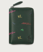 マルチカラーロゴ ラウンドジップウォレット