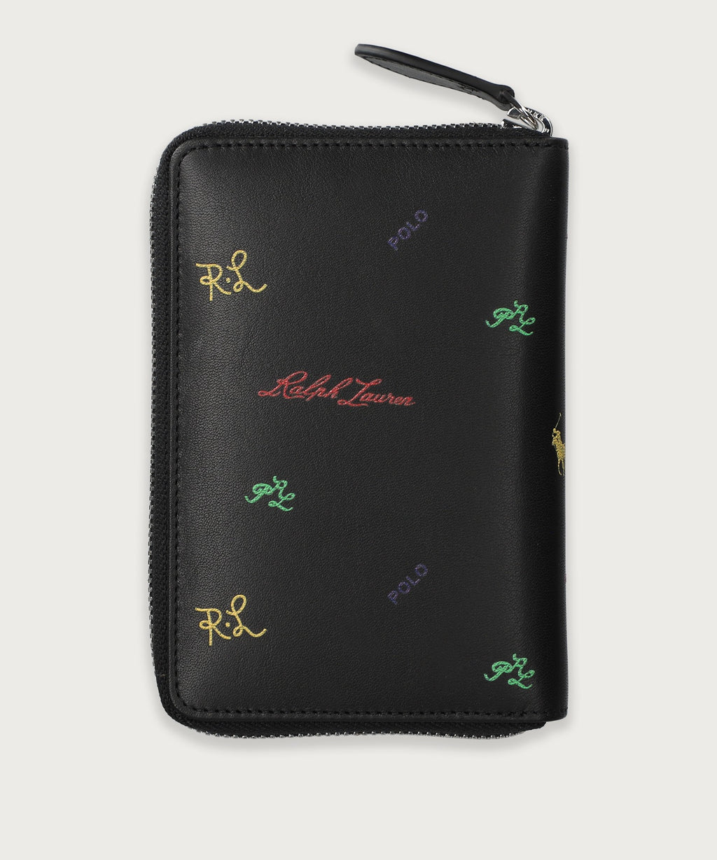 マルチカラーロゴ ラウンドジップウォレット