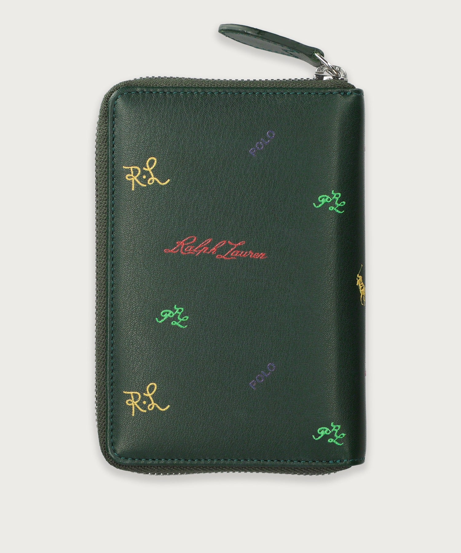 マルチカラーロゴ ラウンドジップウォレット