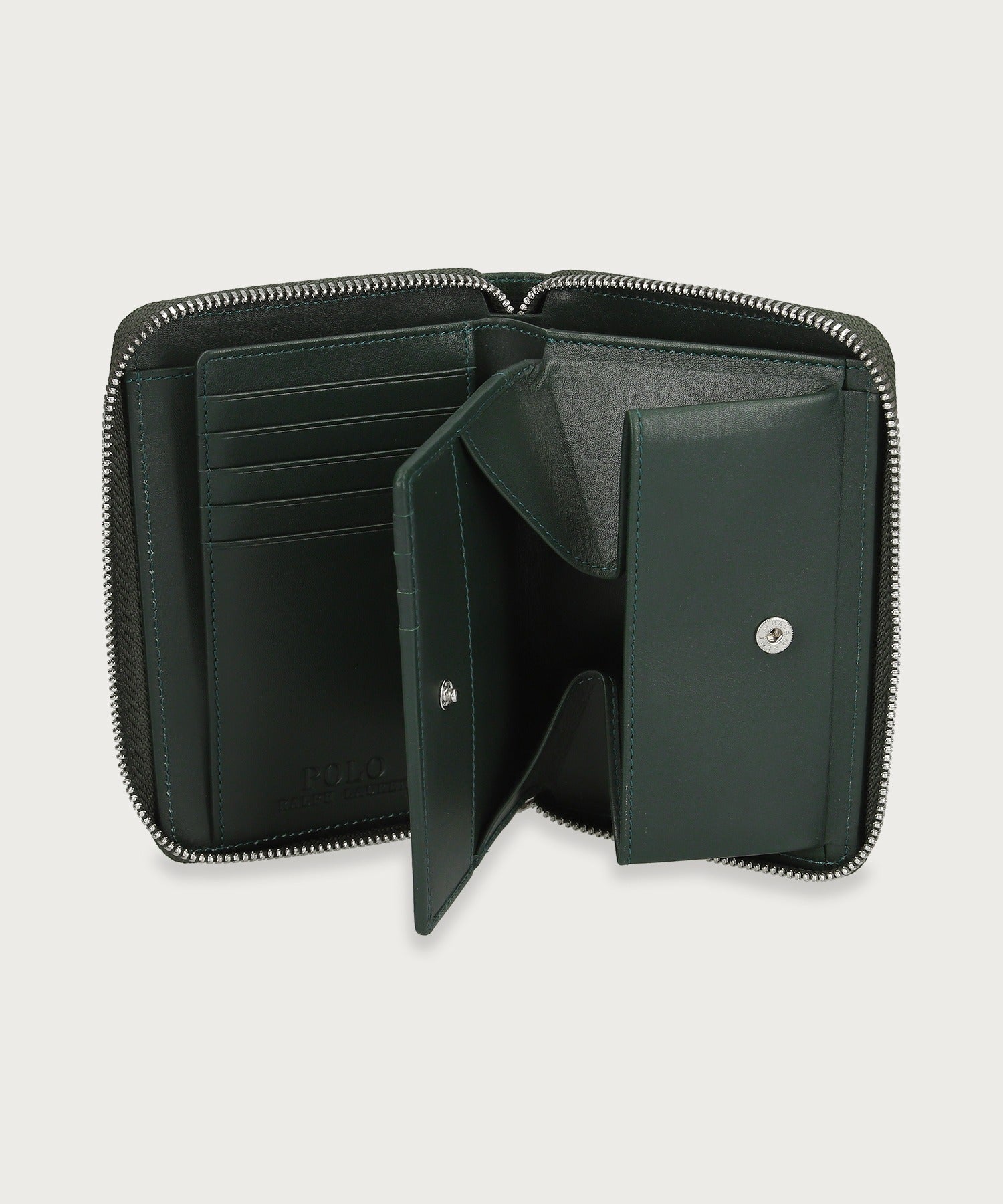 マルチカラーロゴ ラウンドジップウォレット