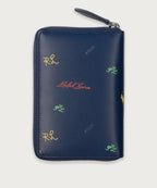 マルチカラーロゴ ラウンドジップウォレット