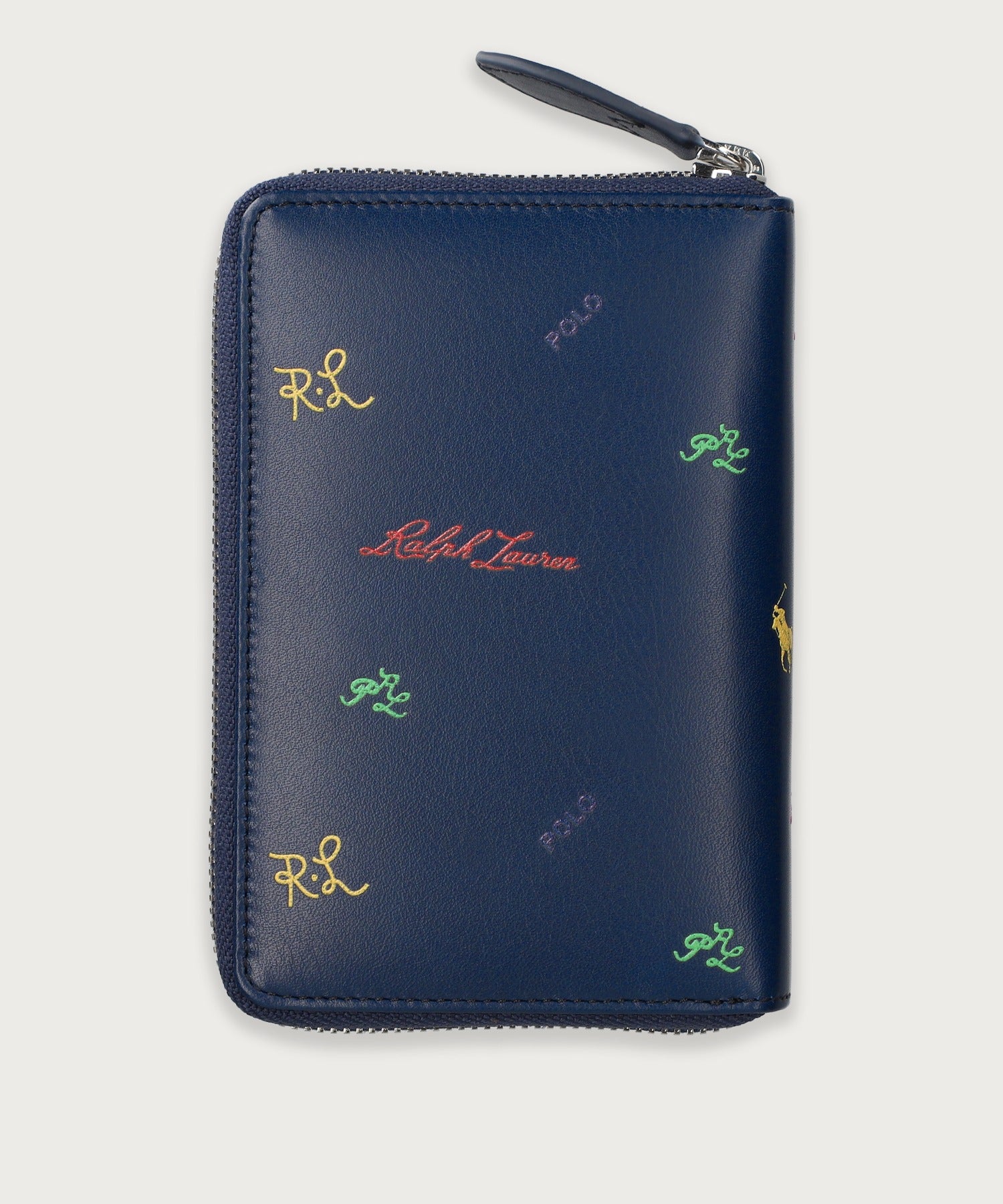 マルチカラーロゴ ラウンドジップウォレット