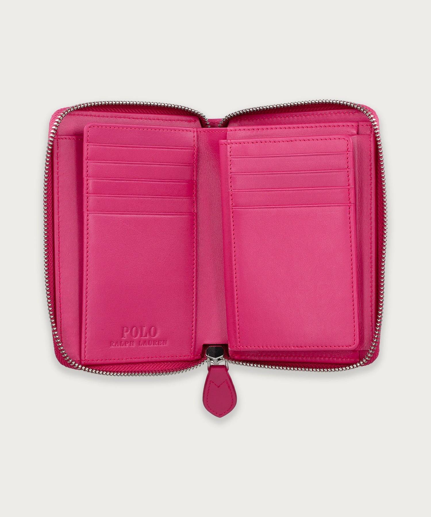 マルチカラーロゴ ラウンドジップウォレット