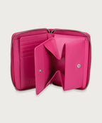 マルチカラーロゴ ラウンドジップウォレット