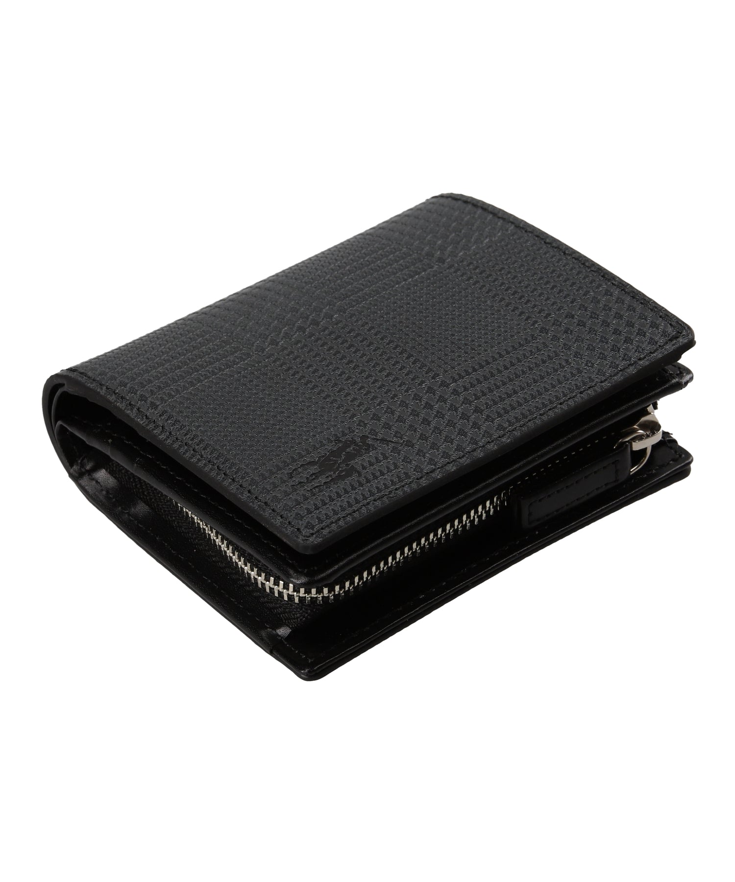 エンボスレザー Ｌジップ コイン ウォレット P-HDT529