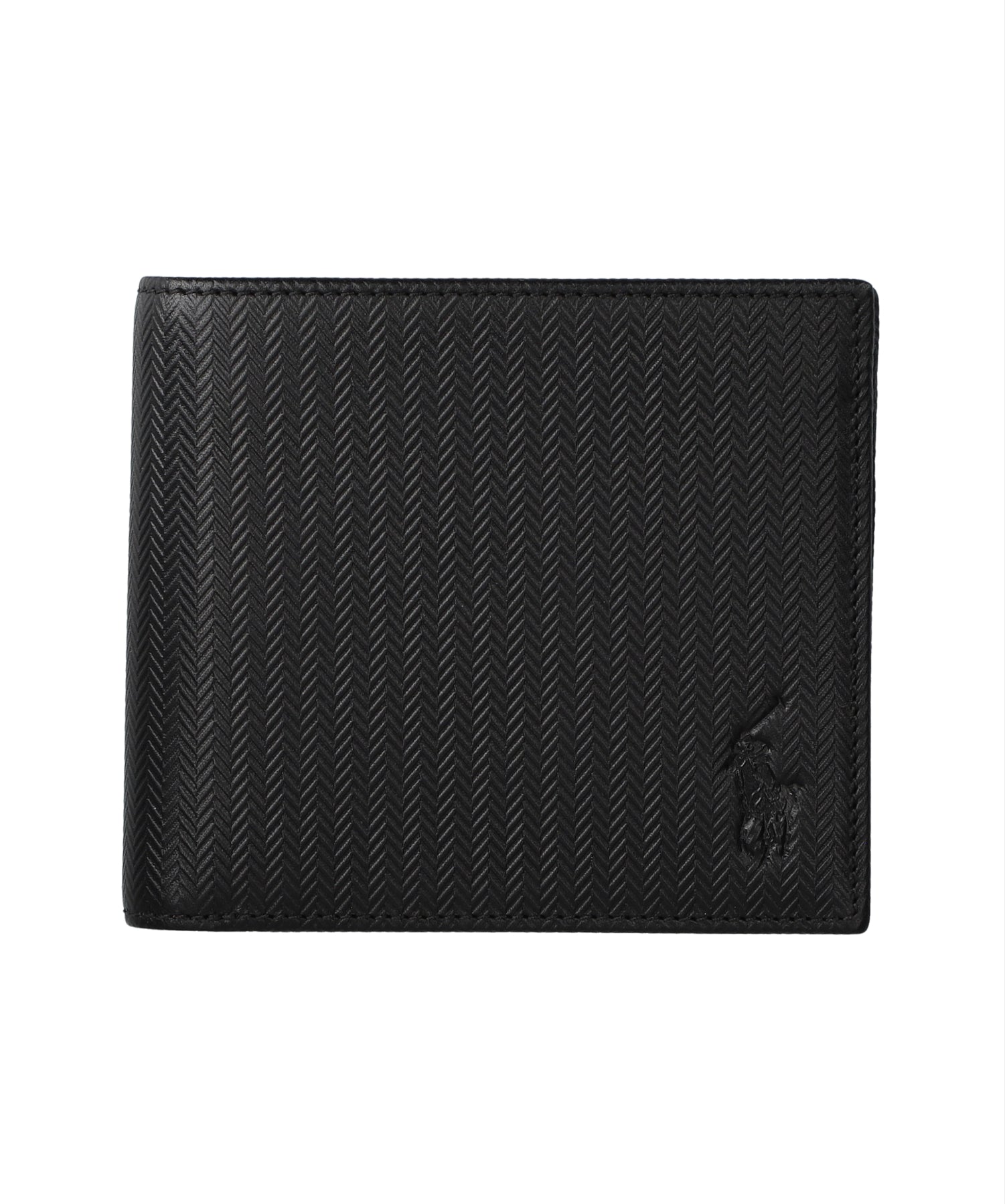 エンボスレザー ビルフォールド コイン ウォレット P-HRB211