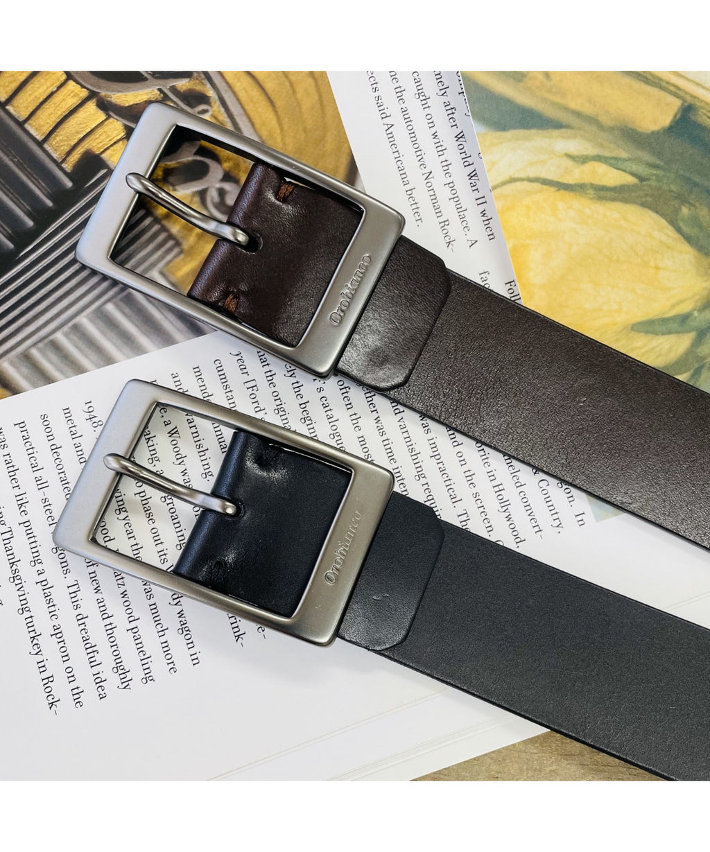 スムースレザー 33mm カジュアルベルト