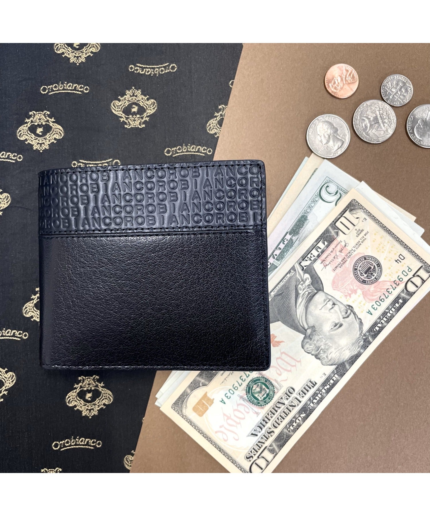 クラシックエンボス ビルフォールド コイン ウォレット
