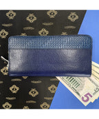 クラシックエンボス ラウンドファスナー ロングウォレット