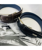 エンボスレザー 30mm ドレスベルト