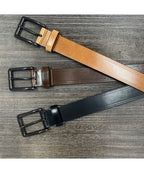 スムースレザー 33mm カジュアルベルト