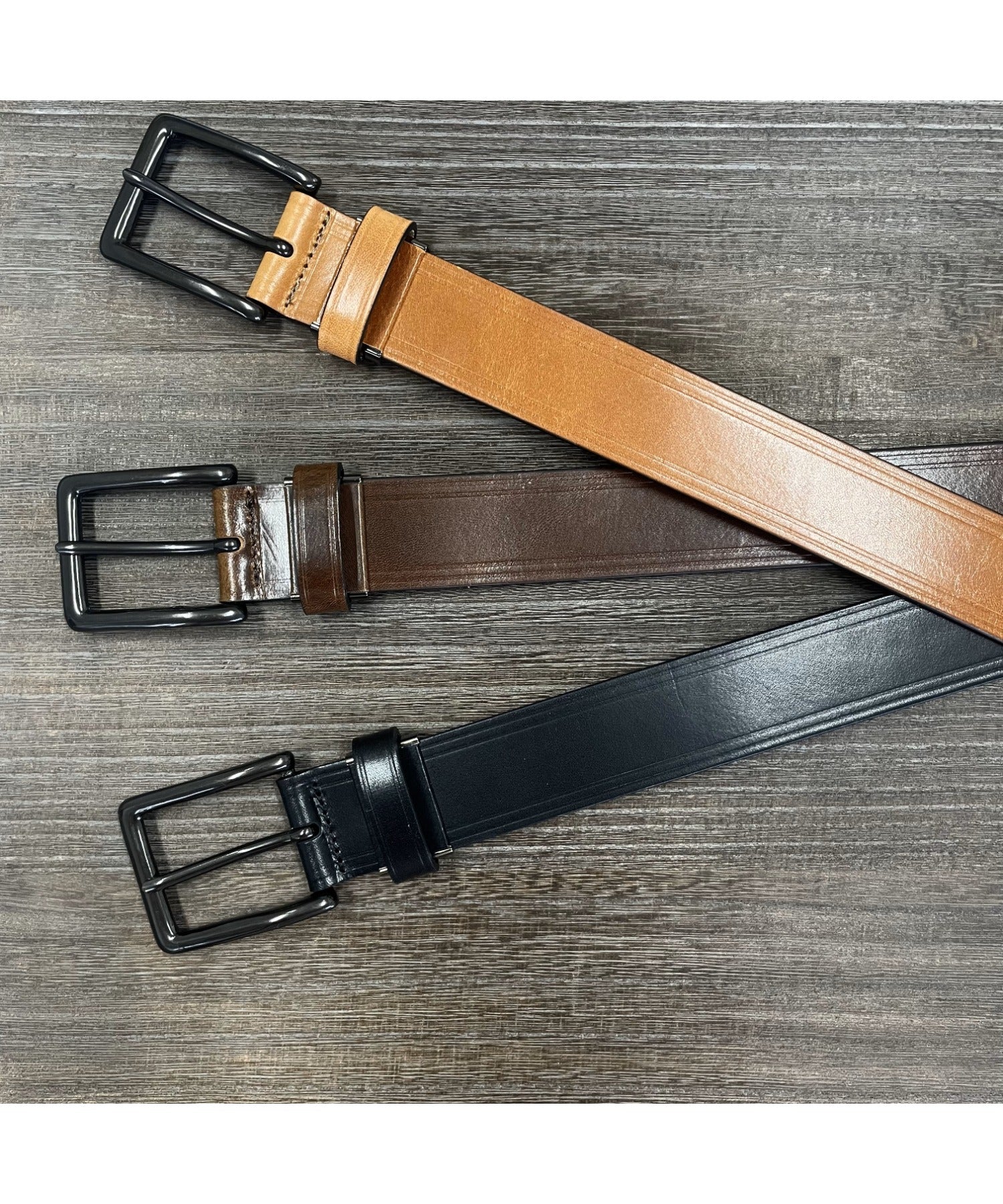 スムースレザー 33mm カジュアルベルト