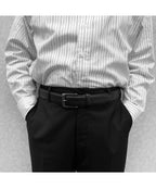 エンボスレザー 32mm カジュアルベルト